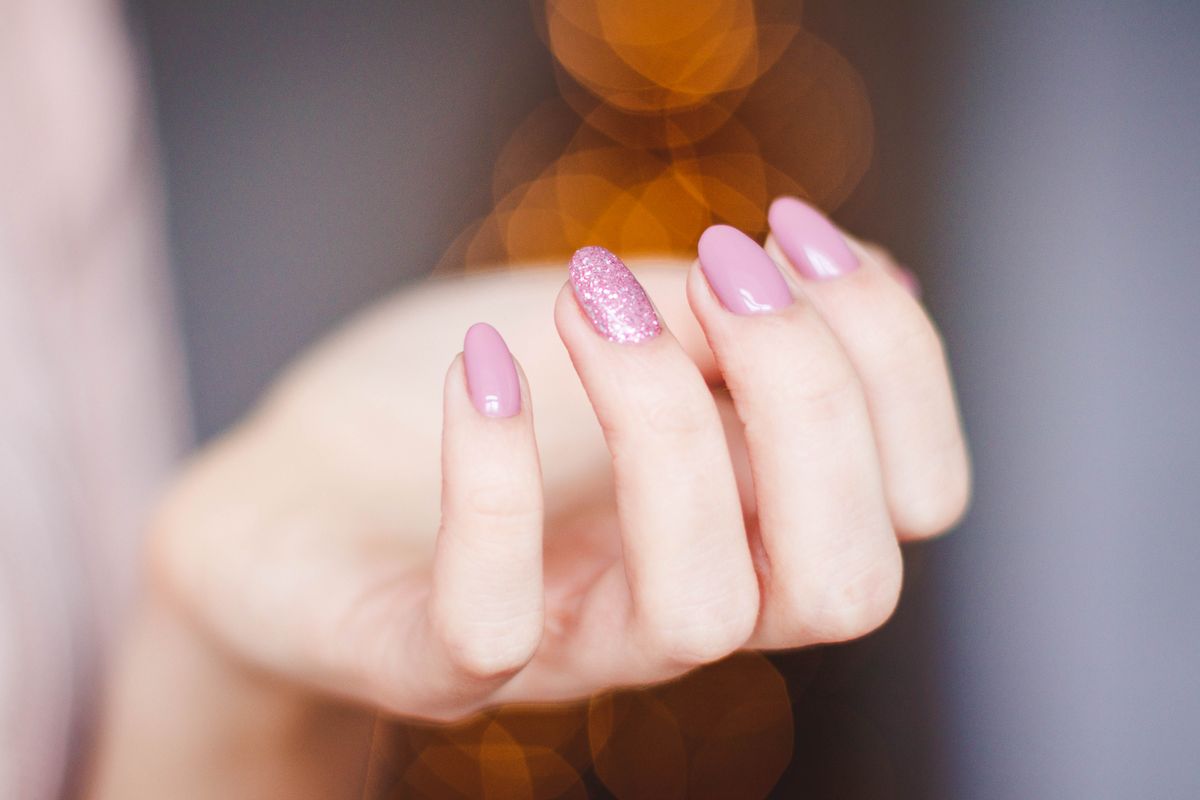 Finished gel manicure from Mi Time Nails and Spa