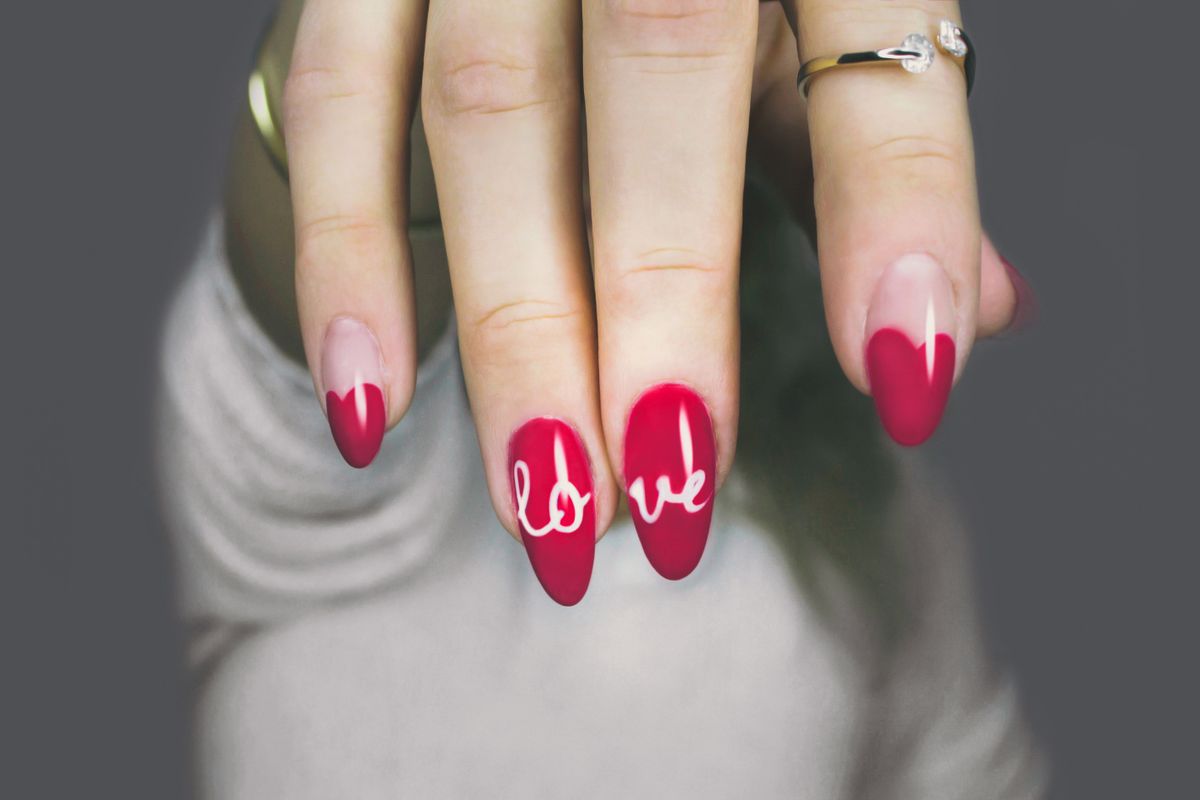 Nail art detail from Mi Time Nails and Spa, Los Angeles